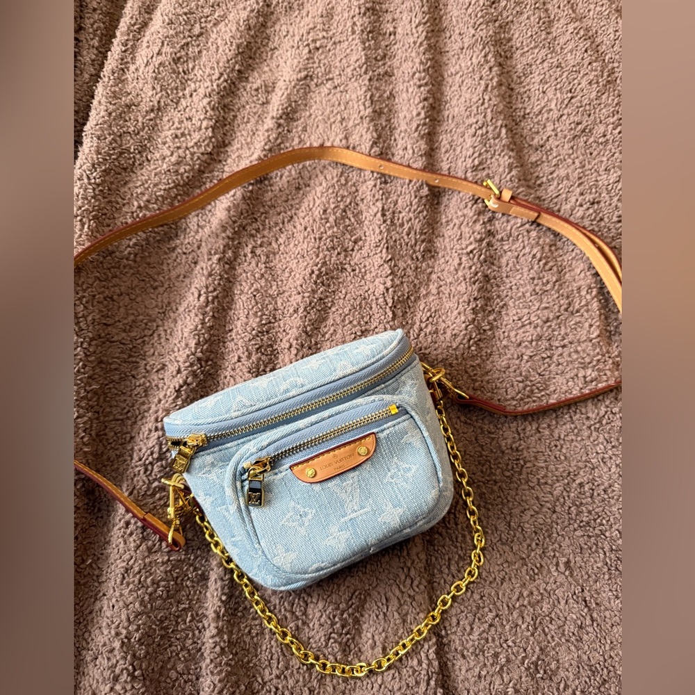Luxury Mini Denim Bum Bag